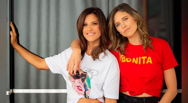 María Pía Copello junto a su hermana Anna Carina.