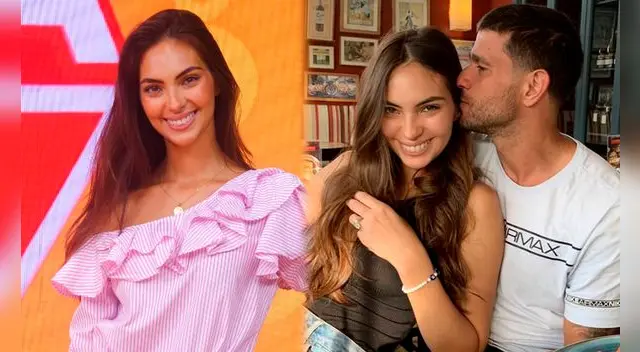 Natalie Vértiz agradeció el tierno detalle de su pareja.