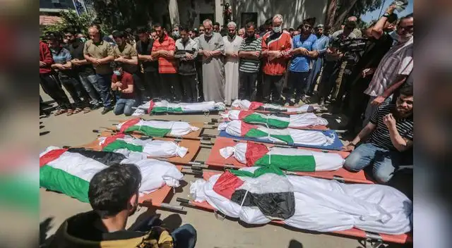 Diez miembros de una familia palestina mueren en el bombardeo israelí a un campo de refugiados