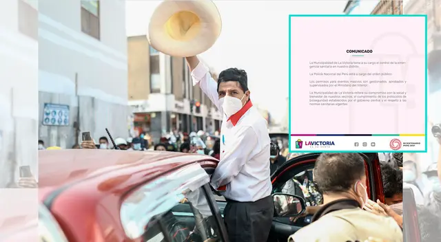 Comuna victoriana no da luz verde a evento de Pedro Castillo en su distrito. Comuna victoriana no da luz verde a evento de Pedro Castillo en su distrito.