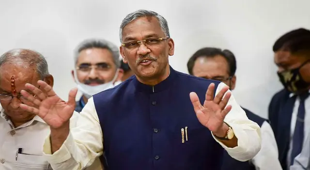 Trivendra Singh Rawat, ex ministro jefe del estado indio de Uttarakhand. Trivendra Singh Rawat, ex ministro jefe del estado indio de Uttarakhand.