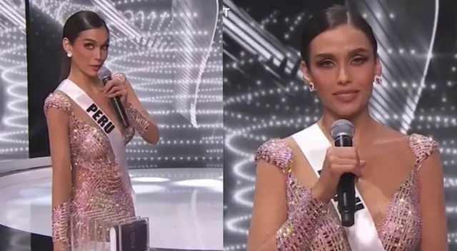 Janick Maceta y su poderoso mensaje a las mujeres en Miss Universo.