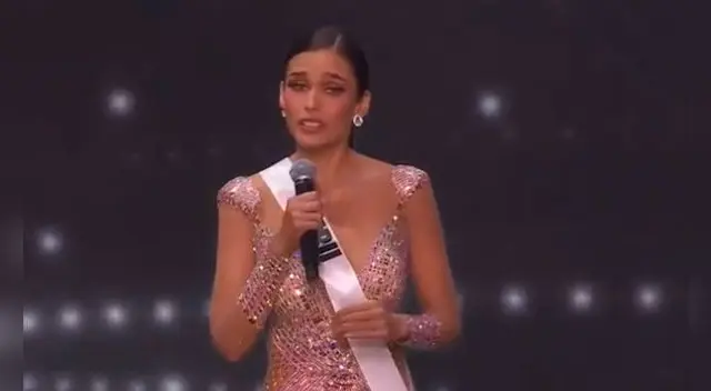 Durante el certamen Miss Universo 2021, Janick Maceta se identificó con las víctimas de violencia sexual. Foto: captura de Telemundo Durante el certamen Miss Universo 2021, Janick Maceta se identificó con las víctimas de violencia sexual. Foto: captura de Telemundo