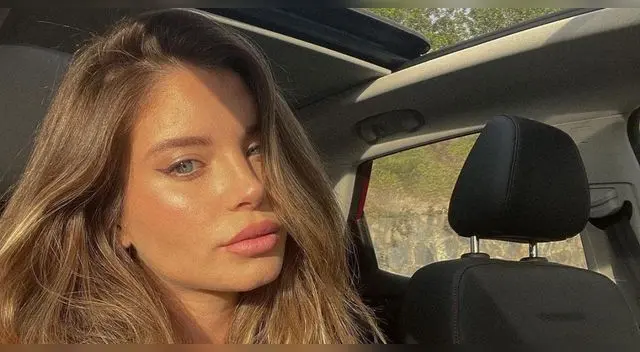 Flavia Laos feliz de haberse vacunado contra el coronavirus. Flavia Laos feliz de haberse vacunado contra el coronavirus.