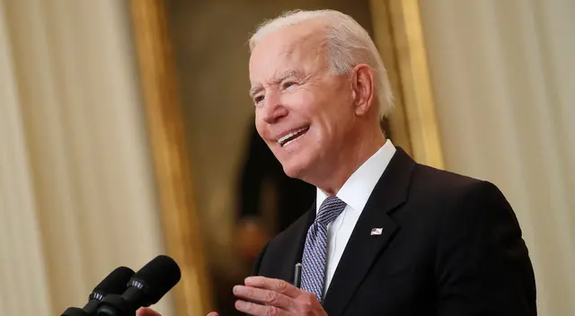 “Estados Unidos nunca estará a salvo mientras el resto del mundo no este vacunado”, dijo Joe Biden este lunes.
