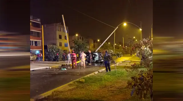 Niño se salvó de milagro del accidente.
