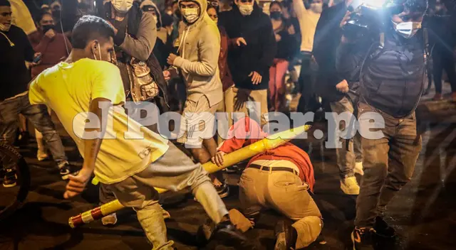 Simpatizantes de Keiko Fujimori  agredieron a partidarios de Perú Libre