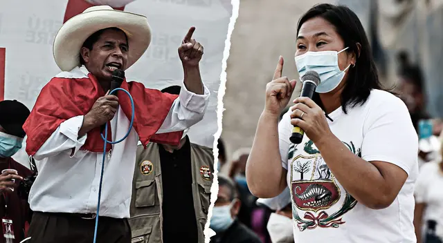 Pedro Castillo y Keiko Fujimori pasaron a la segunda vuelta de las Elecciones 2021.