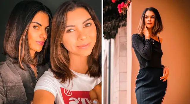 Fiorella Rodríguez y su hija emocionadas por su primer closet sale.