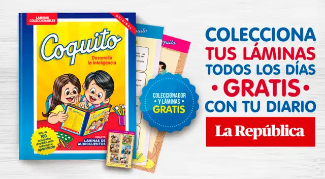 Coleccionable Coquito se entrega desde el lunes 17 de mayo. Coleccionable Coquito se entrega desde el lunes 17 de mayo.