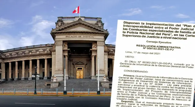 PODER JUDICIAL DISPONE IMPLEMENTACIÓN DE INTEROPERABILIDAD CON COMISARÍAS DE FAMILIA EN TODO EL PAÍS PODER JUDICIAL DISPONE IMPLEMENTACIÓN DE INTEROPERABILIDAD CON COMISARÍAS DE FAMILIA EN TODO EL PAÍS