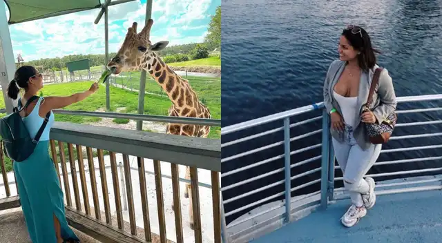 Andrea San Martín se encuentra divirtiendo en su viaje junto a Sebastián Lizarzaburu, y aprovechó en reflexionar.