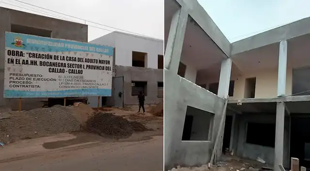 La Casa del Adulto Mayor de Bocanegra consta de siete ambientes y dos pisos.