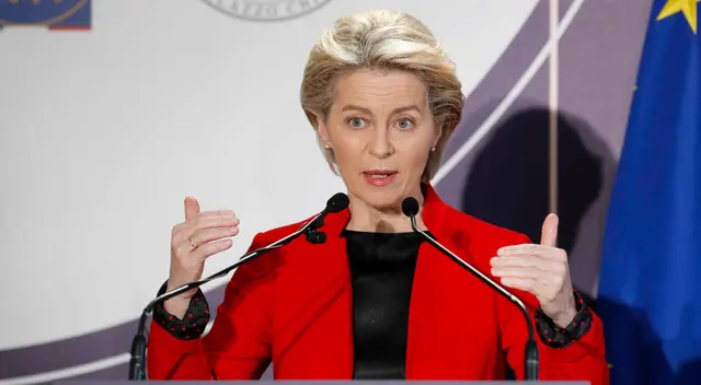 La medida fue anunciada por la presidenta de la Comisión Europea, Ursula von der Leyen, durante una cumbre mundial de salud en Roma. La medida fue anunciada por la presidenta de la Comisión Europea, Ursula von der Leyen, durante una cumbre mundial de salud en Roma.