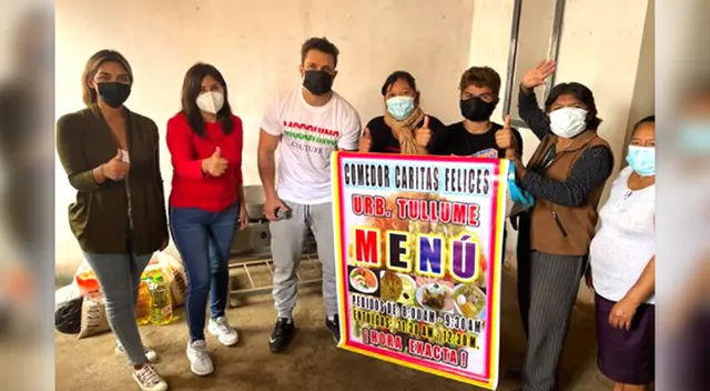 Nicola Porcella emociona a sus seguidores llevando ayuda a olla común [VIDEO]