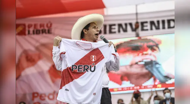 Pedro Castillo estuvo en Manchay como parte de su campaña política.