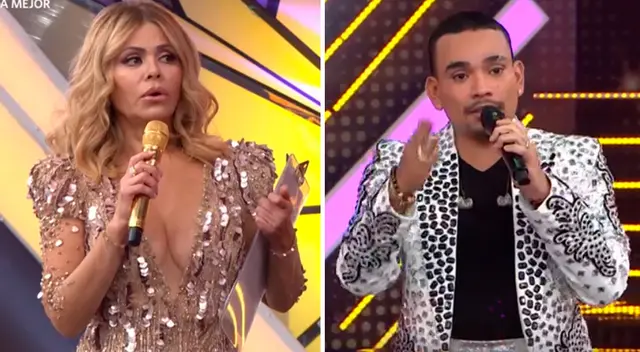 Gisela Valcárcel le da su respaldo a Josimar. Gisela Valcárcel le da su respaldo a Josimar.