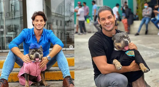 Andrés Wiese celebra que cumplió 1 año al lado de su mascota Andrés Wiese celebra que cumplió 1 año al lado de su mascota
