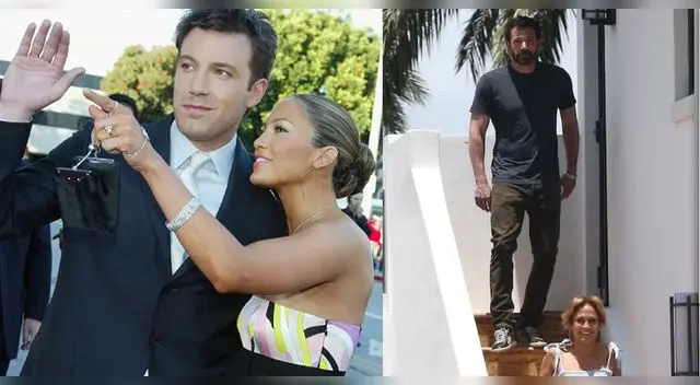 Jennifer Lopez y Ben Affleck fueron fotografiados en mansión de Miami