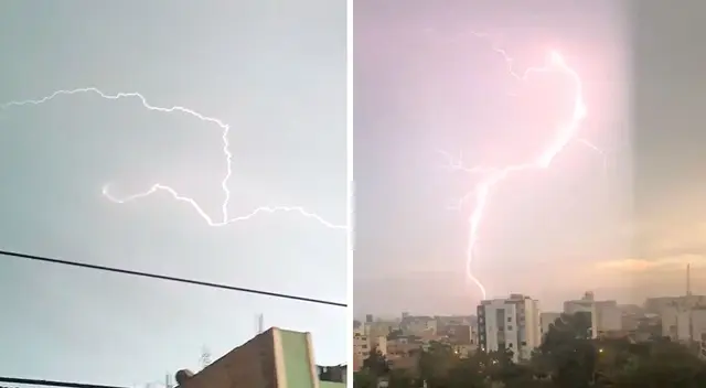 Truenos podrían volver a repetirse en 24 o 36 horas, según Senamhi.