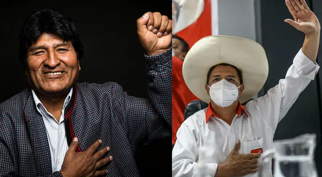 Evo Morales envió su apoyo a Pedro Castillo Evo Morales envió su apoyo a Pedro Castillo