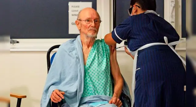 William Shakespeare, el primer hombre en recibir la vacuna contra el coronavirus William Shakespeare, el primer hombre en recibir la vacuna contra el coronavirus