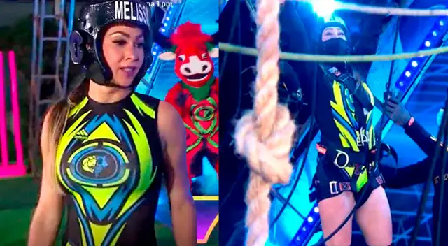 La chica reality Melissa Loza venció a su hermana Tepha Loza en reto de altura en Esto es guerra. La chica reality Melissa Loza venció a su hermana Tepha Loza en reto de altura en Esto es guerra.