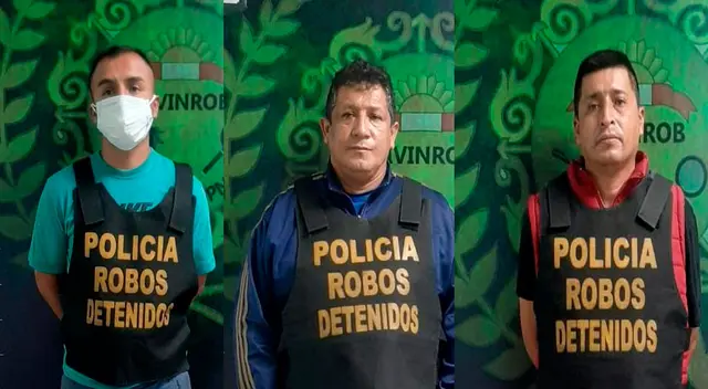 Los detenidos registran antecedentes policiales