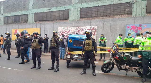 Policías abaten a delincuente durante persecución.