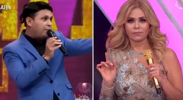 Gisela Valcárcel no estaría nada contenta por los insultos recibidos por su co-conductor.