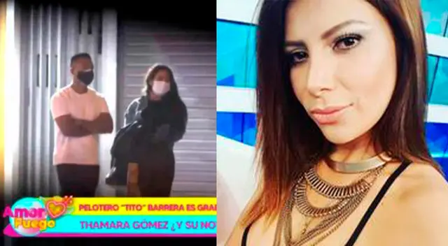 Pareja de Milena Zárate, Augusto Barrera, fue visto ingresando a un restaurante junto a la cantante de cumbia Thamara Gómez. Pareja de Milena Zárate, Augusto Barrera, fue visto ingresando a un restaurante junto a la cantante de cumbia Thamara Gómez.