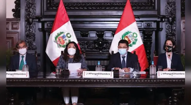 Ministros de Estado brindaron conferencia de prensa en el marco de la pandemia del coronavirus.