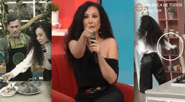 Janet Barboza tras el impasse del pescado que dejó en una repisa: “Era una espina” Janet Barboza tras el impasse del pescado que dejó en una repisa: “Era una espina”