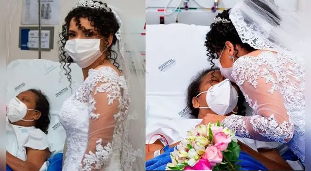 "Hija, estás aquí": novia visita a su mamá en el hospital para recibir su bendición antes de su boda.