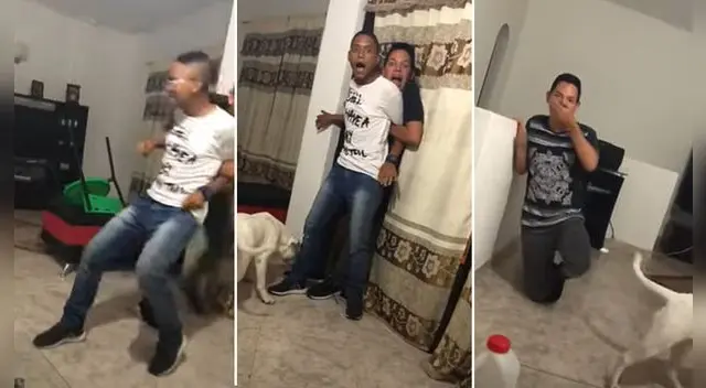 La escena ha causado la risa de miles en las redes sociales. La escena ha causado la risa de miles en las redes sociales.