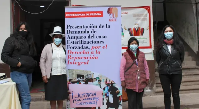 Víctimas de esterilizaciones presentaron demanda de amparo ante el Ministerio de Justicia por caso esterilizaciones forzadas. Víctimas de esterilizaciones presentaron demanda de amparo ante el Ministerio de Justicia por caso esterilizaciones forzadas.