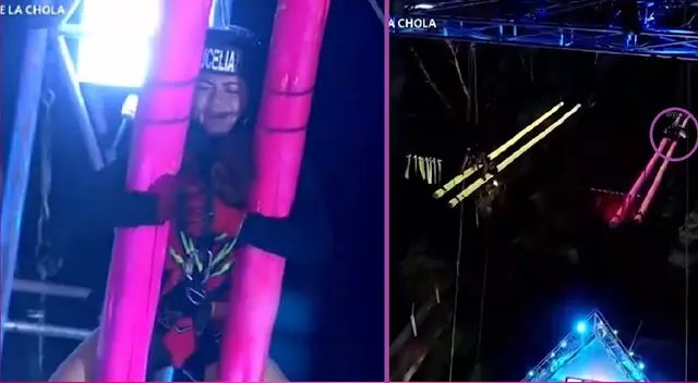 Ducelia Echevarría se quiebra en medio de reto de altura y suplica por ayuda. Ducelia Echevarría se quiebra en medio de reto de altura y suplica por ayuda.