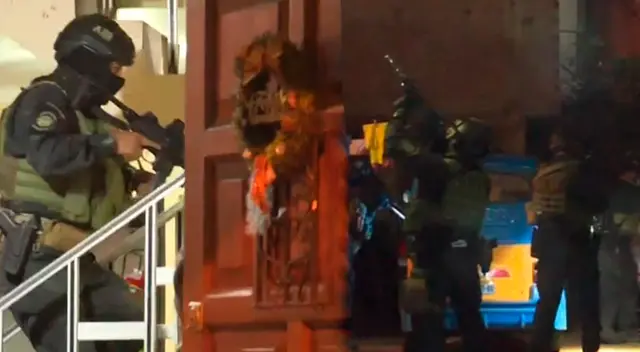 Delincuentes se enfrentan a policías dentro de una vivienda en SMP.