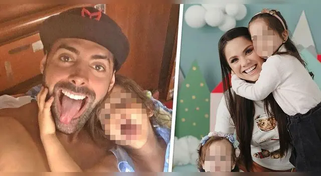 Sebastián Lizarzaburu engríe a las dos hijas de Andrea San Martín Sebastián Lizarzaburu engríe a las dos hijas de Andrea San Martín