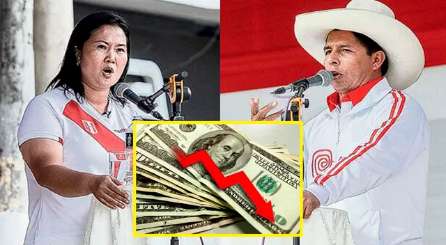 La cotización del dólar vuele a bajar hoy domingo 30 de mayo luego de los resultados de las últimas encuestas y previo al debate presidencial entre Pedro Castillo y Keiko Fujimori
