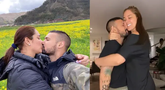 Ezio oliva dedica tierna canción a Karen Schwarz durante una transmisión en vivo