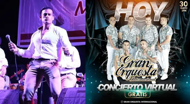 Christian Domínguez dará hoy concierto virtual gratuito con la Gran Orquesta Internacional
