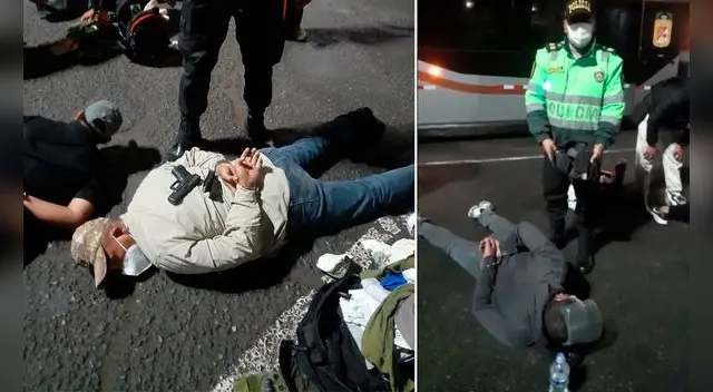 Sujetos se encuentran en la Depincri de Chilca siendo investigados.