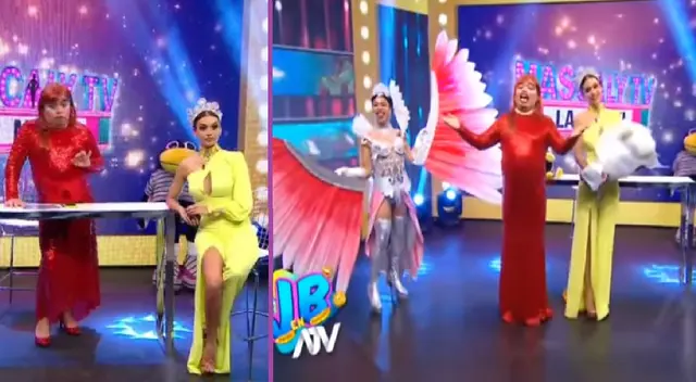 Janick Maceta sufrió un ataque de risa al conocer a Mascaly en JB en ATV. Janick Maceta sufrió un ataque de risa al conocer a Mascaly en JB en ATV.