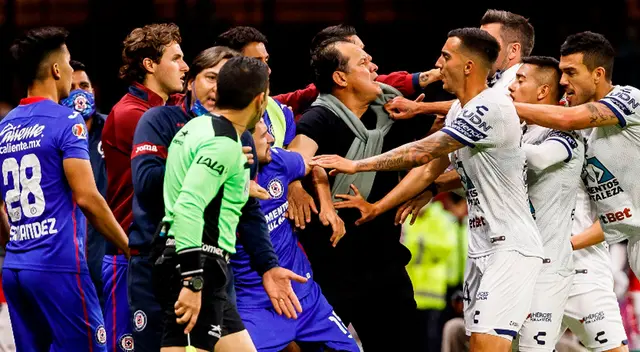 Cruz Azul ganó, pero antes hubo una pelea.
