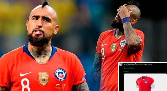 Arturo Vidal: La Roja dio el parte médico del mediocampista.