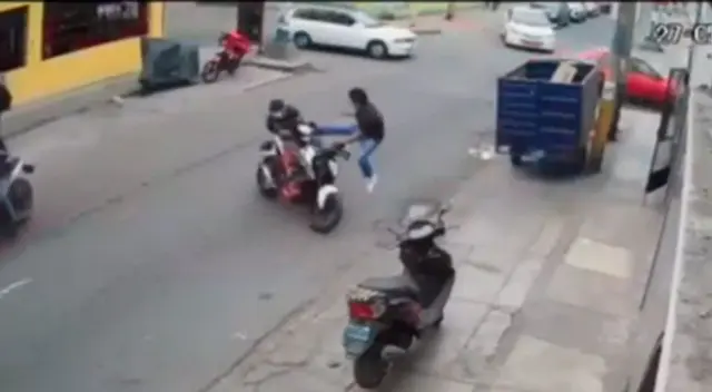 Víctima mencionó que la zona se ha vuelto víctima de la delincuencia y pidió mayor presencia en el área a la Policía Nacional del Perú.