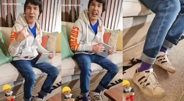 Chiara Pinasco mostró a su hermano Bruno luciendo unas zapatillas blancas llenas de suciedad, y él defendió su look de sus detractores.