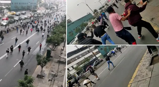 Hinchas de Universitario de Deportes realizaron plantón frente al Congreso.