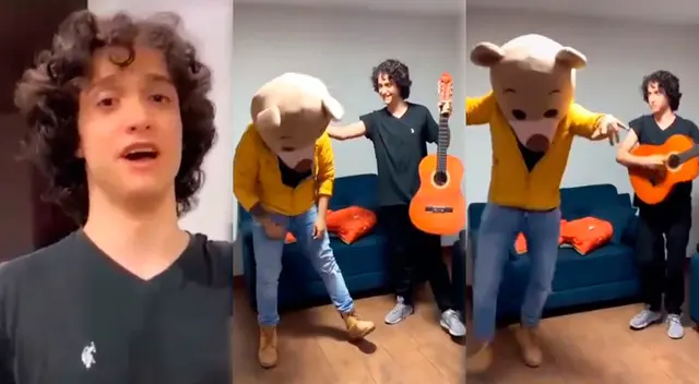El hijo peruano de Guillermo Dávila, Vasco Madueño, se lució en TikTok junto a Osito Lima, y mostró todo su talento en quechua.